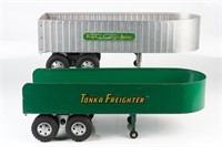 Two Tonka Freight Trailers
