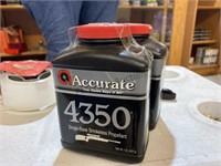 2 - 1lb Bottles of Accurate 4350 Powder