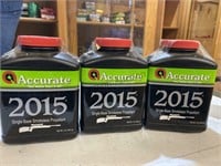 3 - 1lb. Bottles of Accurate 2015 Powder