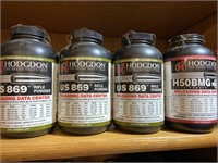 4 - 1lb Bottles of Hodgdon Powder