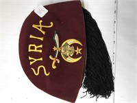 Shriner's Syria Hat