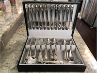 Waterford Stainless Silverware in Wood Box