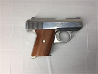 RAVEN .25 CAL. NICKEL PLATED SEMI AUTO PISTOL