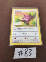 1990's Pokemon card "Jigglypuff