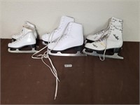 3 pairs ladies skates