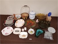Coloured glass, fine china, pottery, and more!