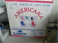 Vintage 1950's Metal Lawn Chair (NOS)