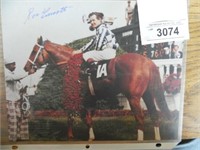 Vintage Ron Turcott Signed Photo & Secretariat
