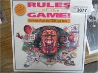 Vintage "Rules of the Game" game
