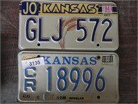 Vintage Kansas License Plates-4
