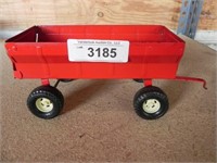 Vintage Red Farm Wagon (toy/model)