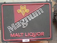 Vintage Magnum Malt Liquor Lighted Sign (works)