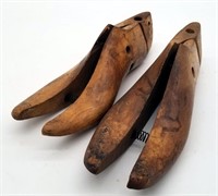 Primitive Wooden Shoe Stretcher Molds (2)