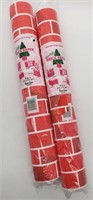 Holiday Brick Paper Rolls (2) 10sq ft.