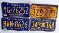 PA License Plates (4)