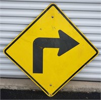 Street Sign - Turn Arrow