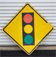 Street Sign - Traffic Signal Ahead