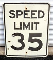 Street Sign - Speed Limit 35