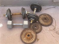 Free Weights, Dumbbells: Three, Five, 10 Pound