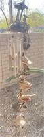 Hand Carved Wooden Wind Chimes, Decor