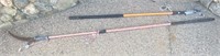 2pc fiberglass handle polesaw, lopper