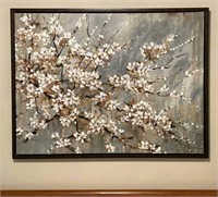 Framed Acrylic Wall Art: Fruit Blossom