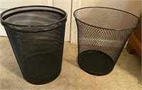 3pc Metal Waste Baskets