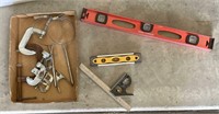 C Clamps, Levels, Wrenches, Pipe Cutters
