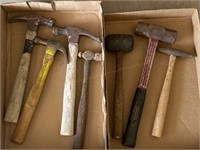 Assorted Hammers, Mallet, Sledge