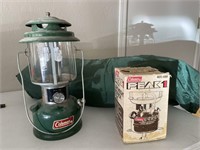 Coleman Lantern, Backpack Stove, Tent