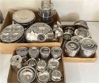 Metal Condiment, Serving, Canisters