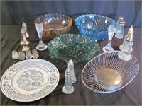 Blue Green & Pink Depression Glass & More!