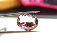 Certified 11.20 Cts Natural Oval Ametrine