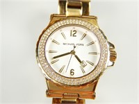 Michael Kors Gold Tone Diamond Ladies Watch