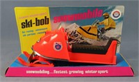 Vintage Ski-Bob Snowmobile Toy, 1968