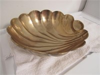 medium sized brass clam dish