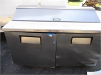 True 2 Door Refrigerated Prep Table