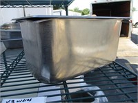 Bid x 3: SS Drop Pans w/ Lids (12" x 7")