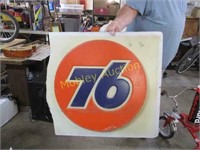 PLASTIC 76 SIGN