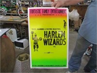 PAPER ADVERT. HARLEM WIZARDS