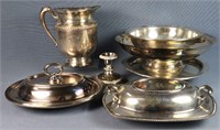 Silverplate + Cartier Pewter Plate