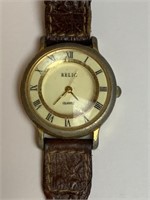 Vintage Braided Leather Relic Watch