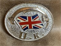 UK Belt Buckle 4" long