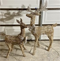 Lighted Christmas Yard Reindeer
