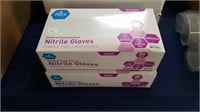 2 Boxes Med-Pride Nitrile Gloves Small Size