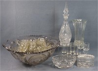Glassware incl. Punch Set & 2 pc. Waterford