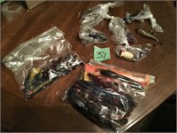 plastic worms/lures, more