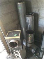 insulated stove pipe and fan