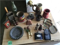 ash tray, tins & more