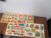 Lot of 4  Toddler Puzzles